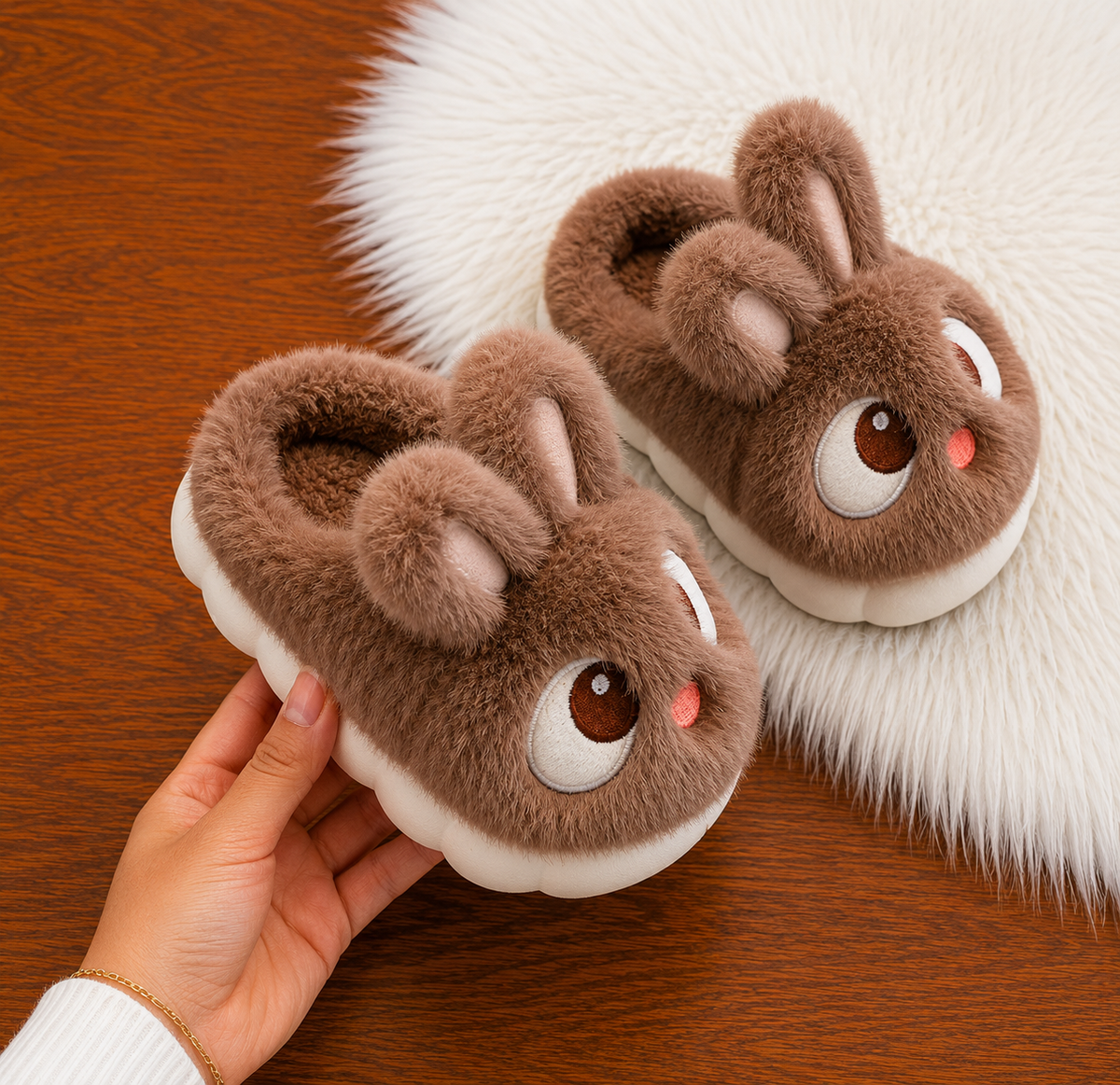 Pantufa Coelhinho Pelúciado Infantil