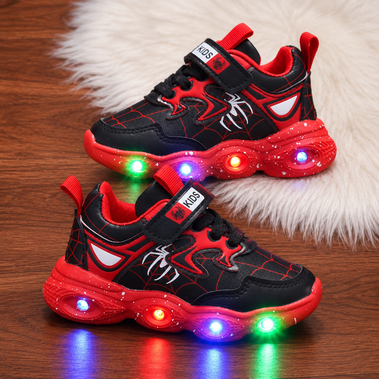 Tênis Personagem Led Light Infantil